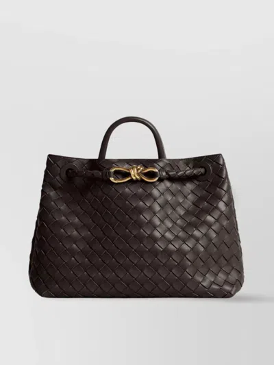 Bottega Veneta Medium Journey Woven Texture Tote In Brown