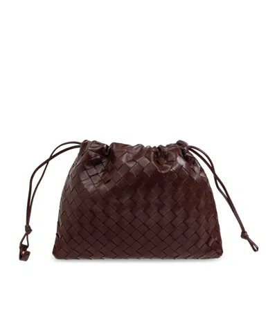 Bottega Veneta Medium Knitted Handbag In Brown