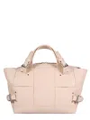 Bottega Veneta Intrecciato Arco Tool Tote Bag In Pink