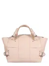 Bottega Veneta Intrecciato Arco Tool Tote Bag In Powder