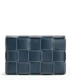 Bottega Veneta Cassette Medium Intrecciato Leather Messenger Bag In Green