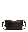 Bottega Veneta Medium Loop Intrecciato Shoulder Bag In Brown