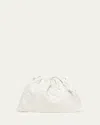 Bottega Veneta Medium Leather Pouch Bag In White