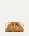 Bottega Veneta Medium Leather Pouch Bag In Dark Prdark Prcamp