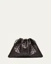 Bottega Veneta Medium Leather Pouch Bag In Fondant