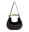 Bottega Veneta Medium Leather Sardine Shoulder Bag In Brown