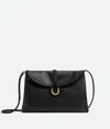 Bottega Veneta Medium Liberta Leather Shoulder Bag In Black