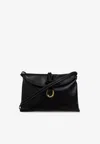 Bottega Veneta Medium Liberta Leather Shoulder Bag In Black