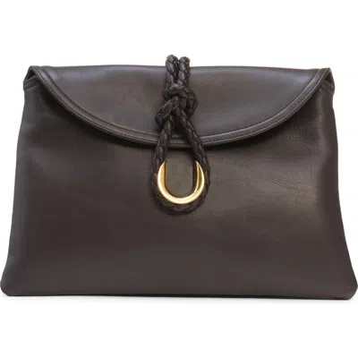 Bottega Veneta Medium Liberta Leather Shoulder Bag In Fondant