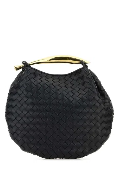 Bottega Veneta Sardine Small Intrecciato Leather Tote In Black