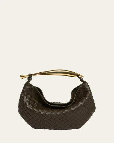 Bottega Veneta Medium Sardine In Kaki-medium Brass
