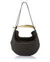 Bottega Veneta Medium Leather Sardine Shoulder Bag In Fondant/brass