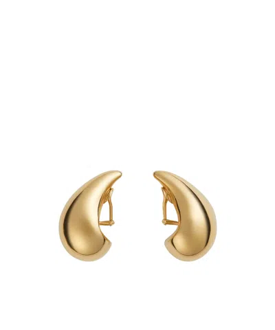 Bottega Veneta Medium Water-drop Earrings In Gold