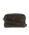 Bottega Veneta Medium Woven Shoulder Bag In Black