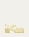 Bottega Veneta Gertie Fisherman-sandalen In Camomile