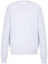 Bottega Veneta Melange Grey Stretch Cashmere Blend Sweater