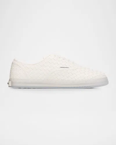 BOTTEGA VENETA MEN & APOS;S SERENA INTRECCIATO LEATHER LOW-TOP SNEAKERS