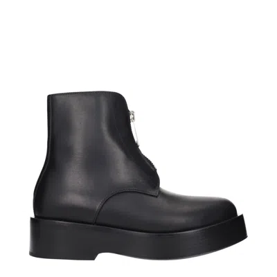 Bottega Veneta Men's Ankle Boots Black Leather