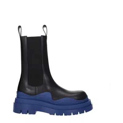 Bottega Veneta Men's Ankle Boots Black Leather/cruise