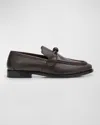 Bottega Veneta Astaire Knot-detailed Leather Loafers In Truffle
