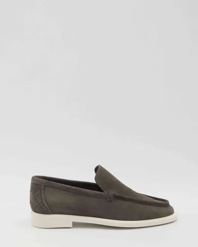 Bottega Veneta Men Astaire Loafers In Gray