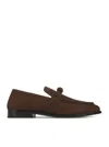 Bottega Veneta Brown Suede Astaire Loafers In Brown