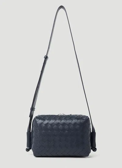 Bottega Veneta Men Avenue Crossbody Bag In Blue