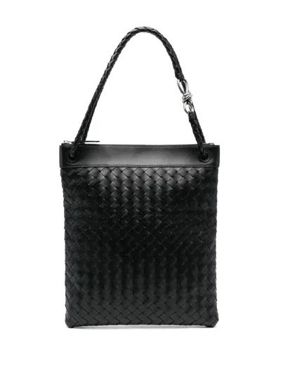 Bottega Veneta Men Avenue Intr Bag In Black