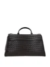 Bottega Veneta Men Avenue Intreccio Bag In Brown