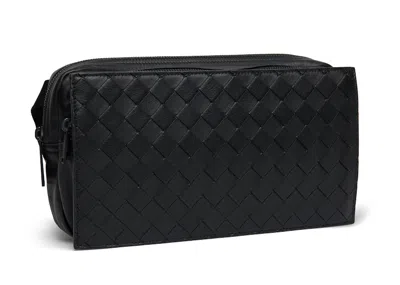 Pre-owned Bottega Veneta Men's Belt Bag In Black