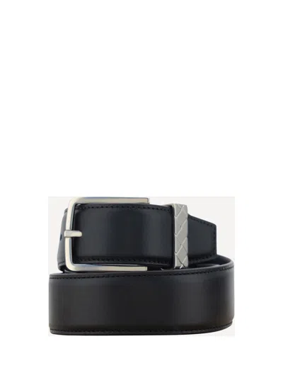 Bottega Veneta Men Belt In Black