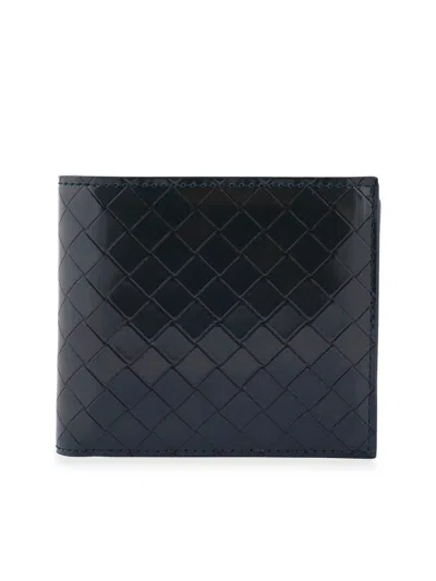 Bottega Veneta Men Bi-fold Wallet In Black