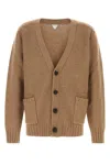 Bottega Veneta Knit Cardigan In Brown