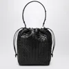 Bottega Veneta Men Bucket Intrecciato Biblioteca Leather Shoulder Bag In Multi