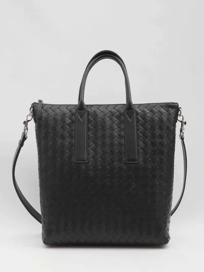 Bottega Veneta Men Black Large Tote Bag