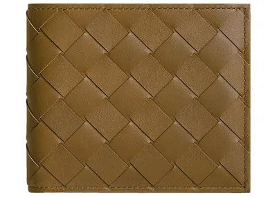 Pre-owned Bottega Veneta Men's  Bifold Wallet In Acorn In Brown