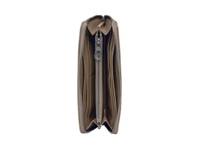 Pre-owned Bottega Veneta Men's  Classic Long Wallet In Brown