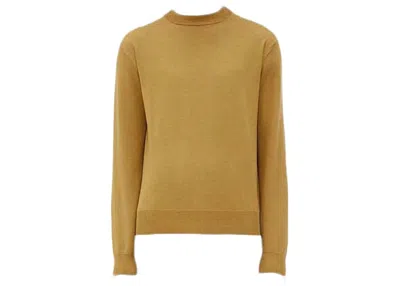 Pre-owned Bottega Veneta Men's  Crewneck Sweatshirt Sweater In Yellow