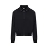 Bottega Veneta Fine Wool Blouson For Men In Blue