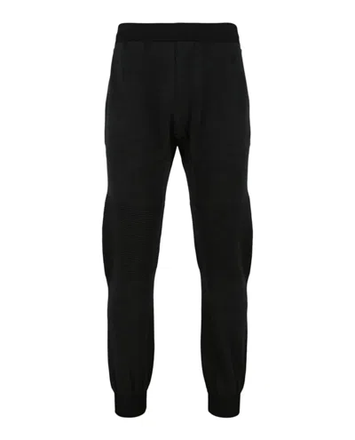 Pre-owned Bottega Veneta Men's  Knit Jogger Pants In Charcoal Black