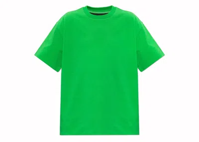 Pre-owned Bottega Veneta Men's  Layered Crewneck Sweat-shirt T-shirt In Green