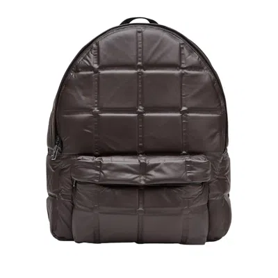 Pre-owned Bottega Veneta Men's  Leather Backpack In Brown
