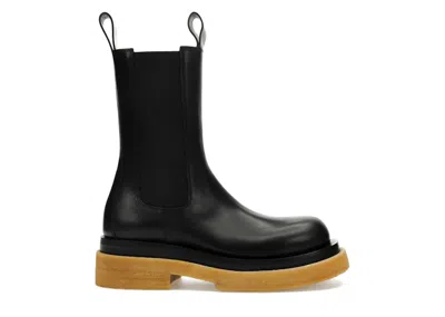 Pre-owned Bottega Veneta Men's  Lug Boot Sneakers In Black/gum