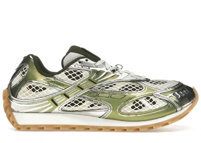 Pre-owned Bottega Veneta Men's  Orbit Sneakers In Mud White