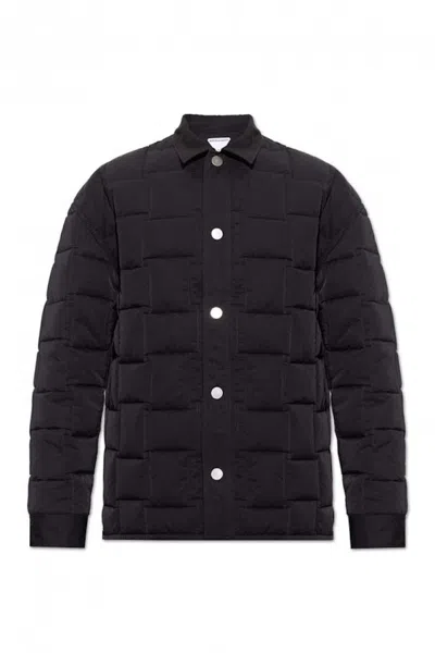 Pre-owned Bottega Veneta Men's  Quilted Jacket In Black