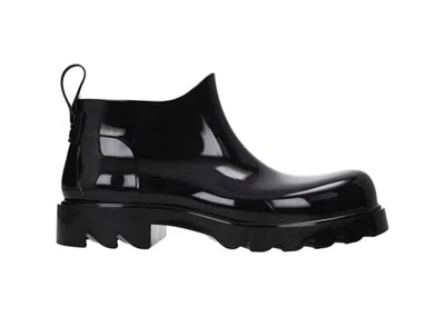 Pre-owned Bottega Veneta Men's  Stride Ankle Boots Sneakers In Black