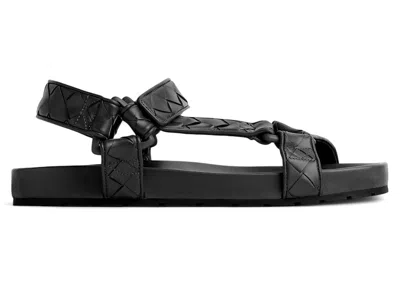 Pre-owned Bottega Veneta Men's  Trip Sandal Sneakers In Black