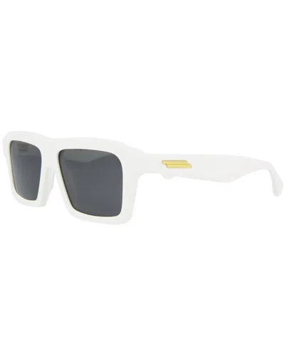 Bottega Veneta Men's Bv1213s 55mm Sunglasses In White