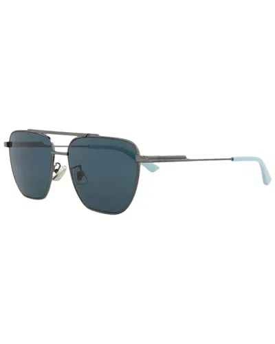 Bottega Veneta Men's Bv1236s 57mm Sunglasses In White