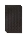 Bottega Veneta Intrecciato Piccolo Vertical Card Case In Black